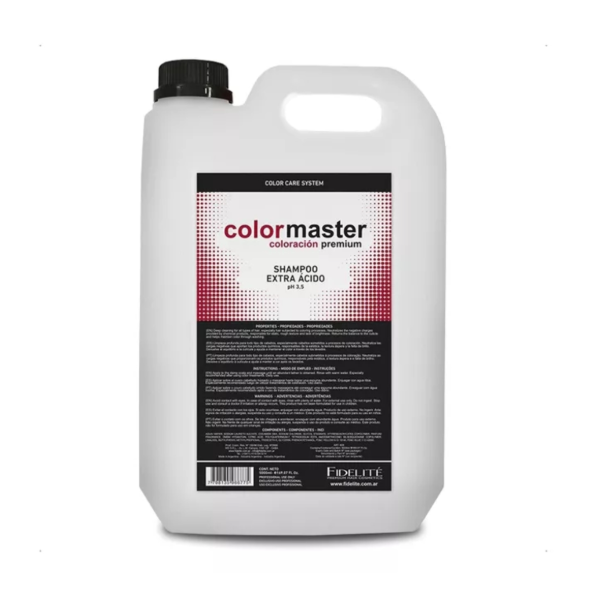 Shampoo Extra Ácido Fidelité Colormaster 5l Ph 3.5